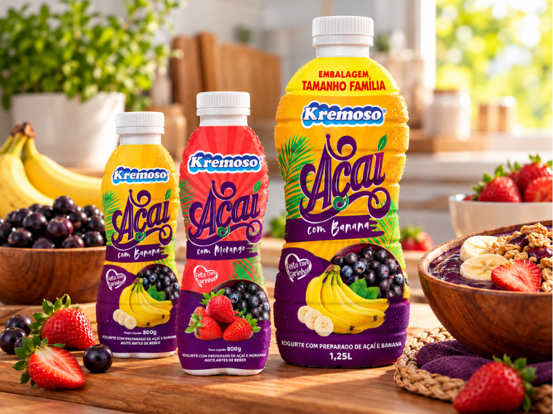 Iogurte com Açaí Kremoso